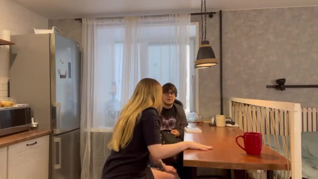 The Student Did Not Do His Homework, for Which the Teacher Fucked Him and Kicked Him Naked Out of the