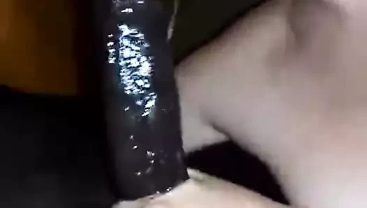 Beyaz sürtük emme siyah çük