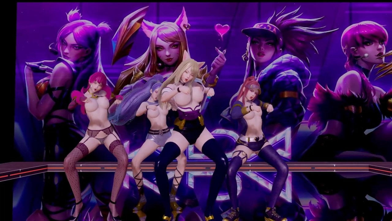 R18 mmd blackpink - kiii bu aşk kda striptiz