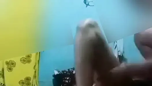 Almost caught, it's better for her husband to wake up