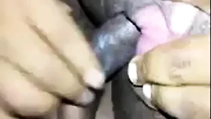 Siyah bbw fışkırtma üzerinde benim çük