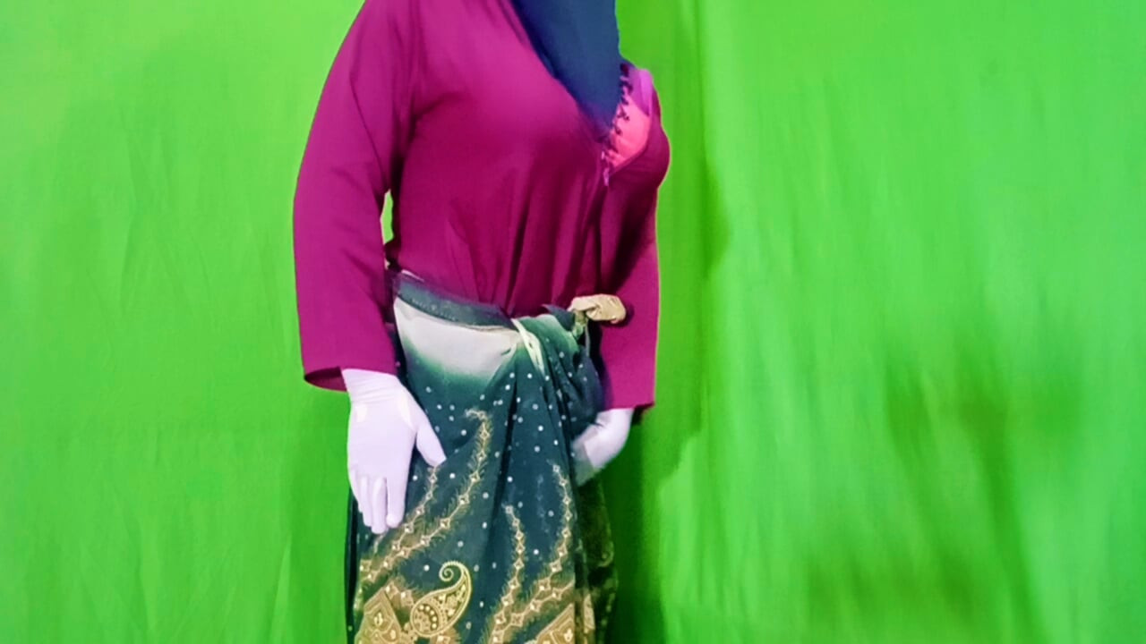 Sari giyen Hint güzeli mastürbasyon yaparken, net Hintçe