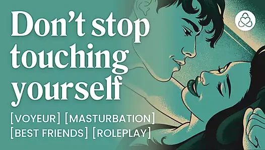 En iyi arkadaşın seni mastürbasyon yaparken yakalıyor. Kendini getirirken sikini okşuyor. Kremsi amcık bakış açısı