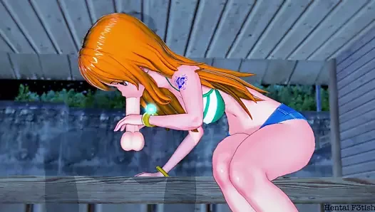 Nami sahilde bir anal alır! tek parça hentai