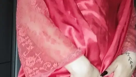 Yağlı Am Dildolu Masturbasyon