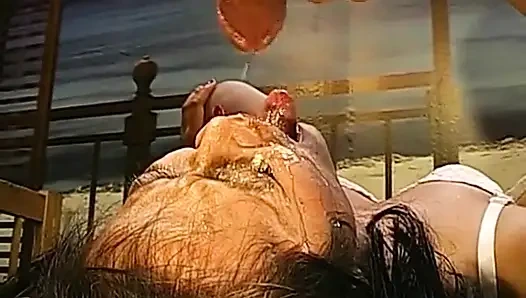 Ggg John Thompson-ateşli Asyalı ateşli bir bukkake grup sekste emiyor ve döl alıyor