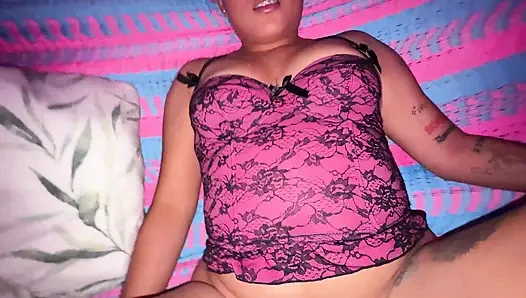 My stepsister dafri gets cum in her mouth after a delicious