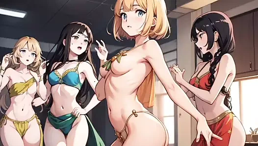 Kidzy animates olgun okul öğretmeninin ıslak ve dağınık sıkı amcığı, Kiyani öğrencisine küçük memelerini gösteriyor