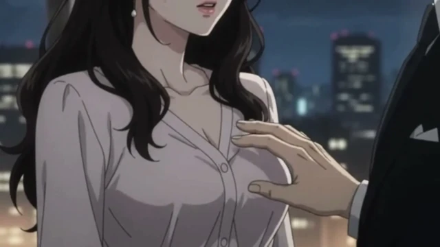 Hot wife sex with his husband's boss for saving his job