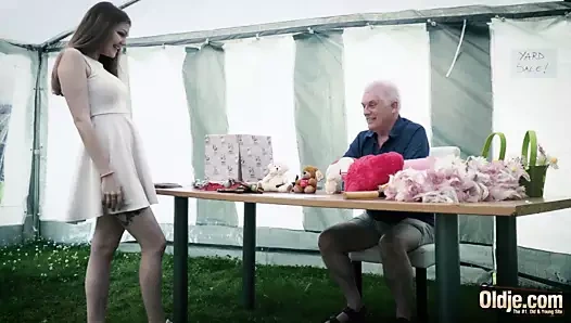 Yaramaz genç gets becerdin hardcore tarafından eski dede