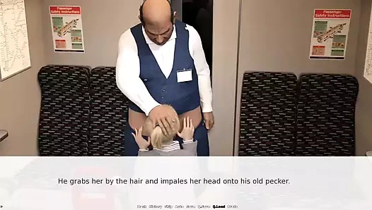 Ahlaksız arzular #8 trende oral seks yaptığıma inanamıyor