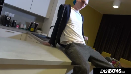 Twink Gets Handjob and Ass Play