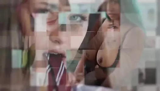 Muhteşem kızıl saçlı kendini boşaltıyor