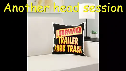 Karavan parkında çöp