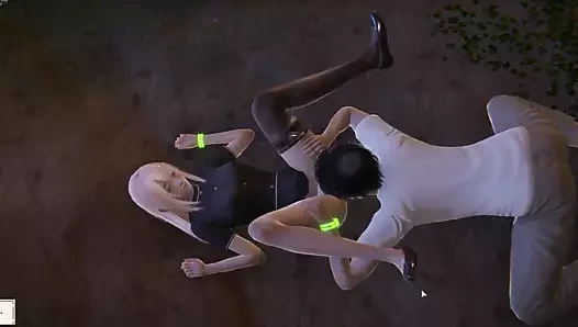 Kız öğrenciyi parka götür ve amcık sallamalarını izle oyna