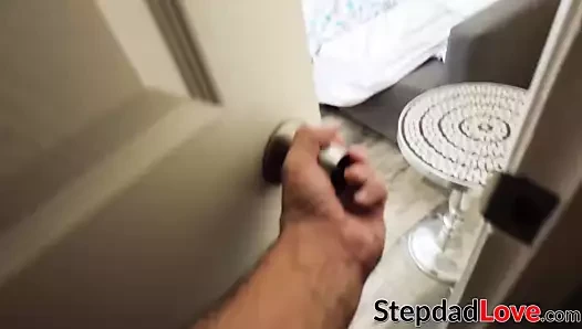 Sıcak üvey kız jamie jett sürmek sert horoz ters cowgirl