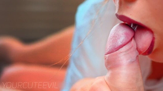 Nazik sabah çük yalama