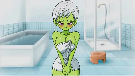 Ejderha topu kayıp bölüm - güzel Cheelai broly'nin yarağıyla oynuyor