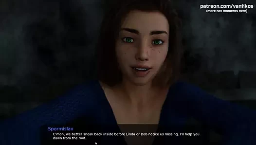 Orta yaşlı seksi kadın - 18 yaşındaki küçük üvey kız kardeş bakire kalmak istiyor, bu yüzden üvey kardeşinin sadece sıkı götünü sikmesine izin veriyor (yağsız) - #17