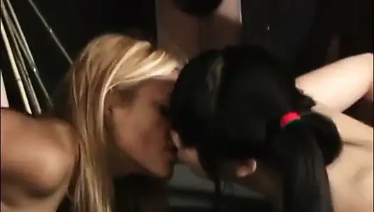 Yaramaz sahibe iki kölesini domine ediyor