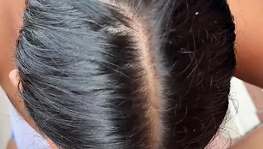 stepsister showing too much on the balcony, she likes me to put his cock in her until she makes her cum