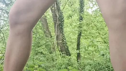 With the dildo in the forest - swiss girl
