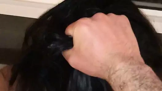 becerdin onu köpek stili bronzlaşmış kız