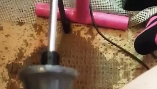 Fışkırtma kraliçesi missnvu'nun amcığı fışkırtıyor