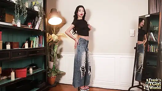 Franks tgirlworld - deedee senin için onu sert sikiyor