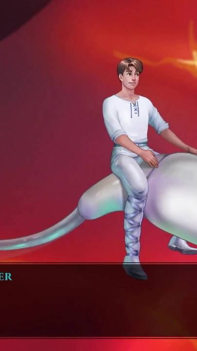 İri göğüslü ejderha kız ateşli bir amcığın içine boşalıyor - ne efsane! - Çizgi film animasyonlu porno oyunu | Klip 2