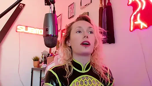 Kadın egemenliği ritüeli itaatkar itaat ve kontrol