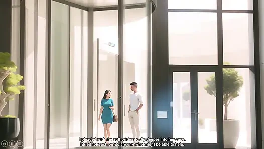 Animation MILF Gives the Newcomer Guy a Gentle, Passionate Hotel Welcome