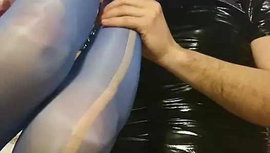 naylon ayak koklama ve yalama