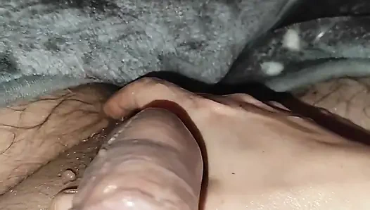 I turned him on in public and finished him at home. A wild and dominant jerk off and big cumshot!