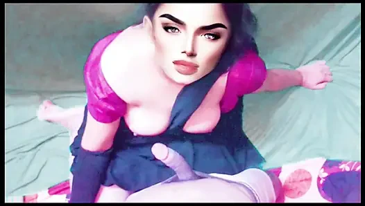 Üvey erkek kardeş üvey kız kardeşini büyük bir yarakla sikiyor