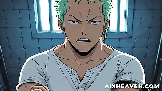 Nico Robin hapishane hücresinde zoro ile sikişiyor! Tek parça sansürsüz hentai bakış açısı