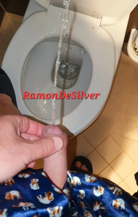 Usta ramon sıcak saten şortla tuvaletin her yerine işiyor, pis ve kaba!