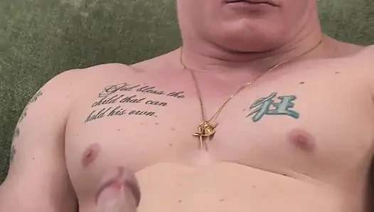 Gay muscle boy working his shaft