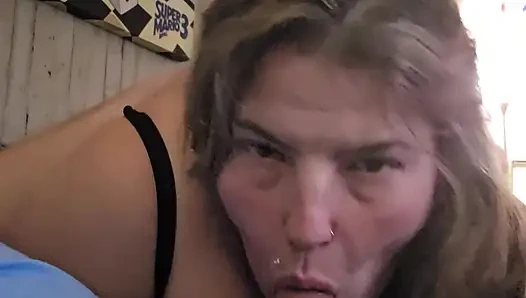 Sadece küçük bir yarak ibadeti.