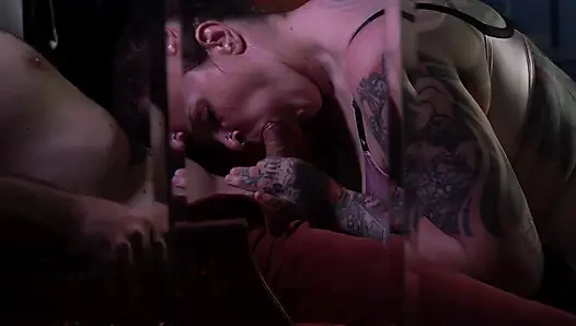 American stepmother naughty Magicalandrad tattooed cougar suck the french