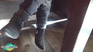 Saugen Sie Hahn und ficken Sie fremden Hahn bei KFC