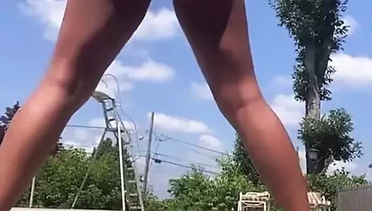 ig live'da neredeyse çıplak yığın