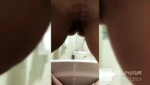 Duşta üzerimde ve gerçekten zorlaştırıyor