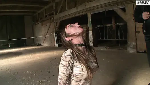 İp - Alman bdsm köle işiyor