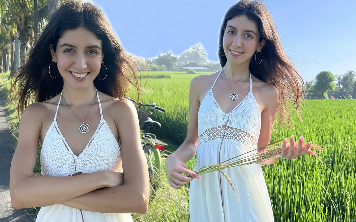Sevimli pirinç seçici 18 yaşında. işi için seksi tercih ediyor!