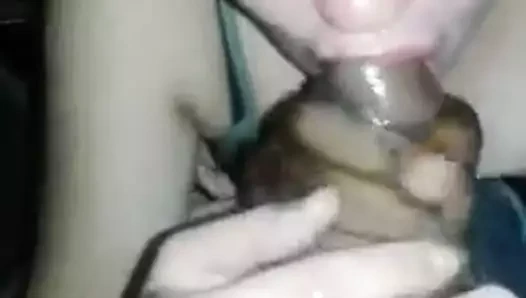 Beyaz çöp kız emme bbc içinde araba