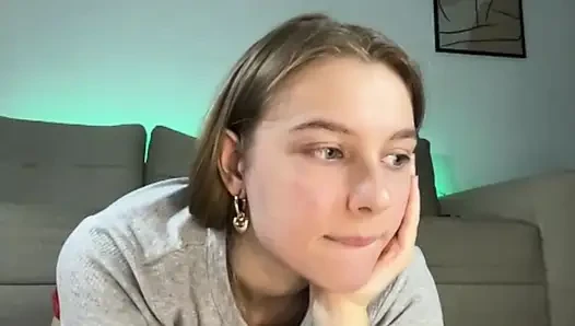 Jucielussie masturbating in the black stockings