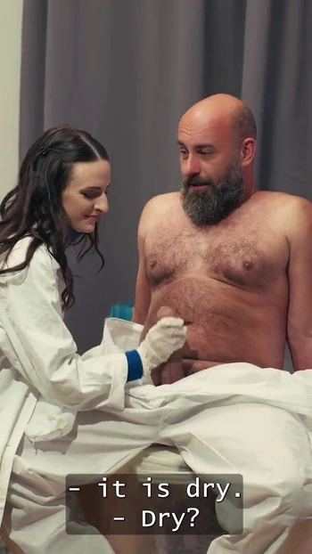 Must-see moment from "DADDY4K. Brunette nurse cheating in doctor's office with daddy"