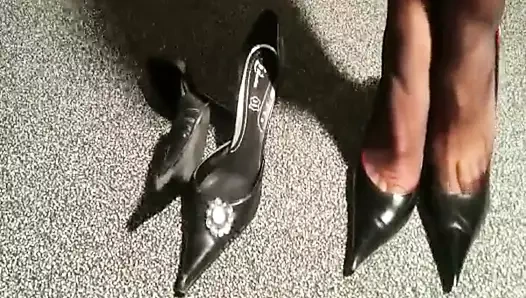 Mudança de salto alto