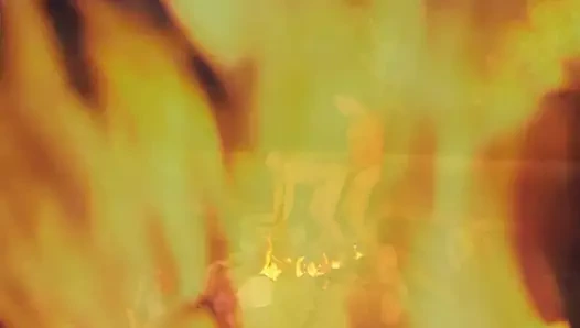 Gepimper am Lagerfeuer